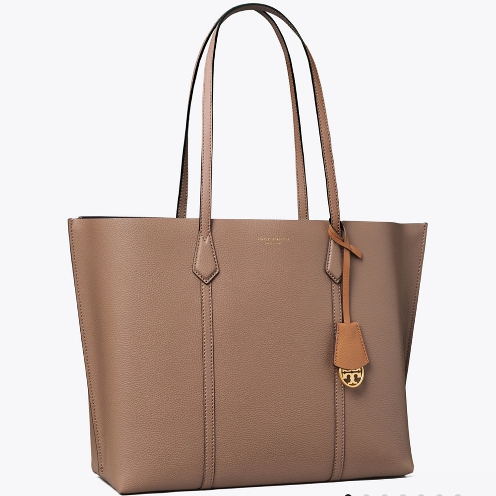 Tory Burch Perry tote in clam shell